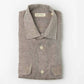 Camicia in lino Iseo marrone