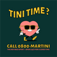T-shirt biologica unisex con stampa "Call Martini"