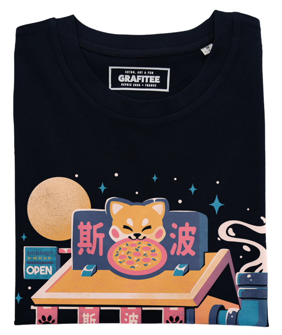 T-shirt Shibahut in cotone biologico con stampa grafica