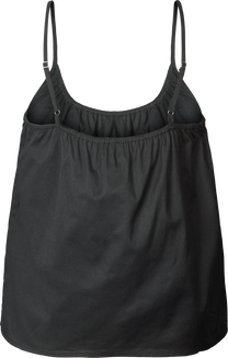 Top Annie nero in cotone biologico