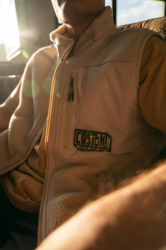 Gilet in pile Born in Madrid