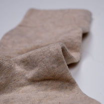 Calzini in cotone pettinato tinta unita beige heather