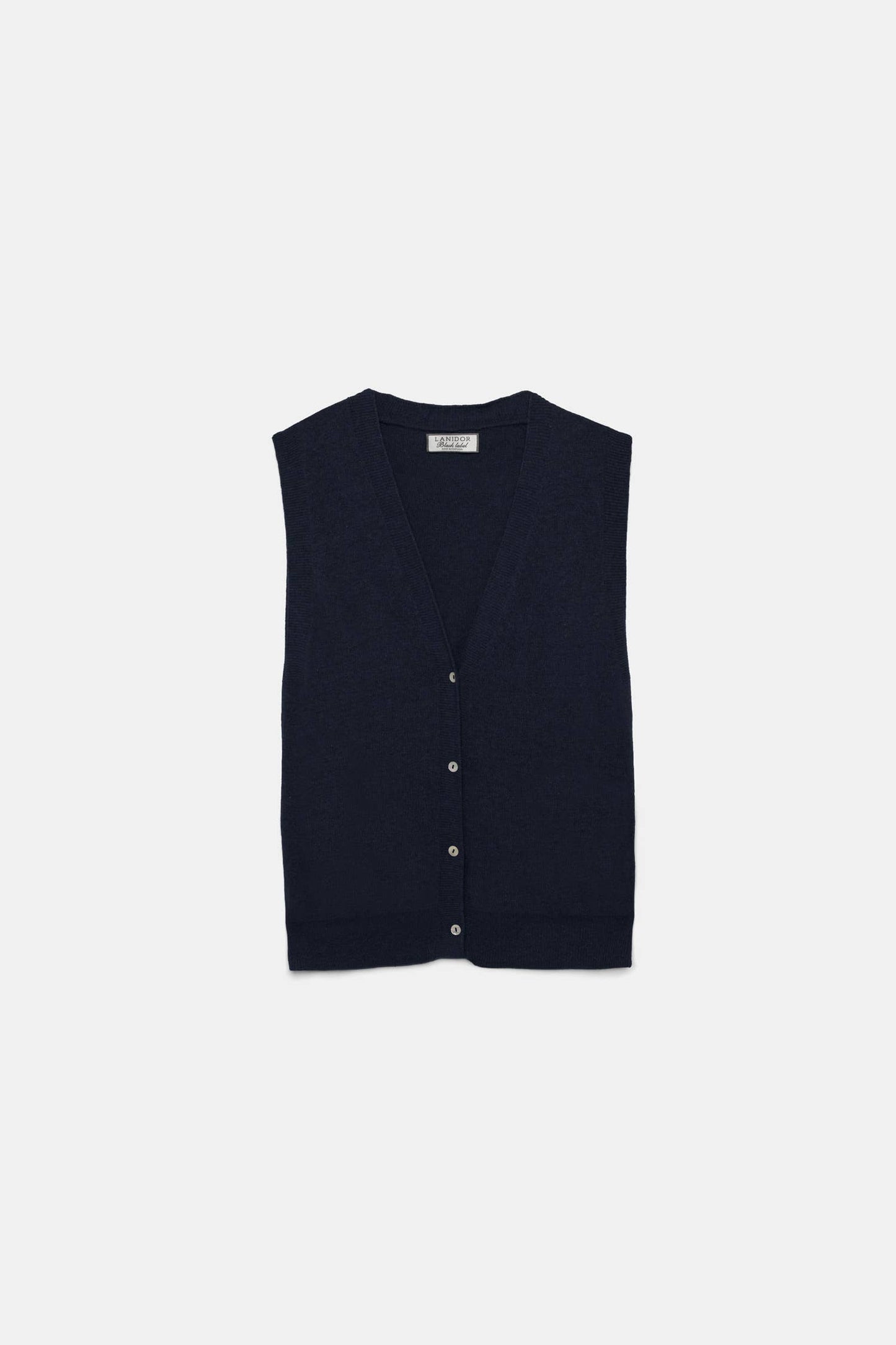 Gilet in maglia con scollo a V