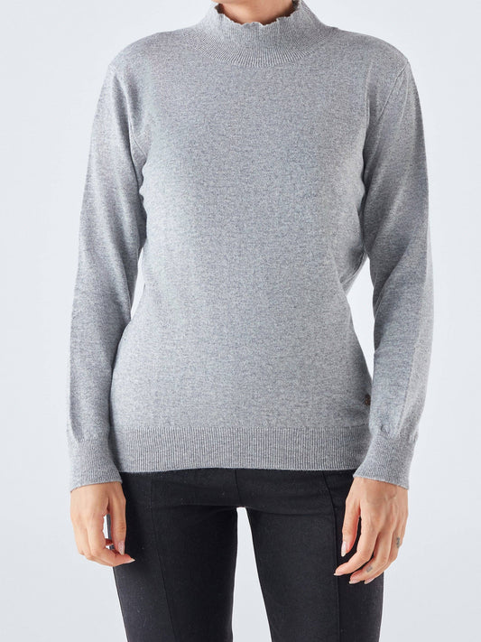 Maglione in maglia a collo alto Half-Gull