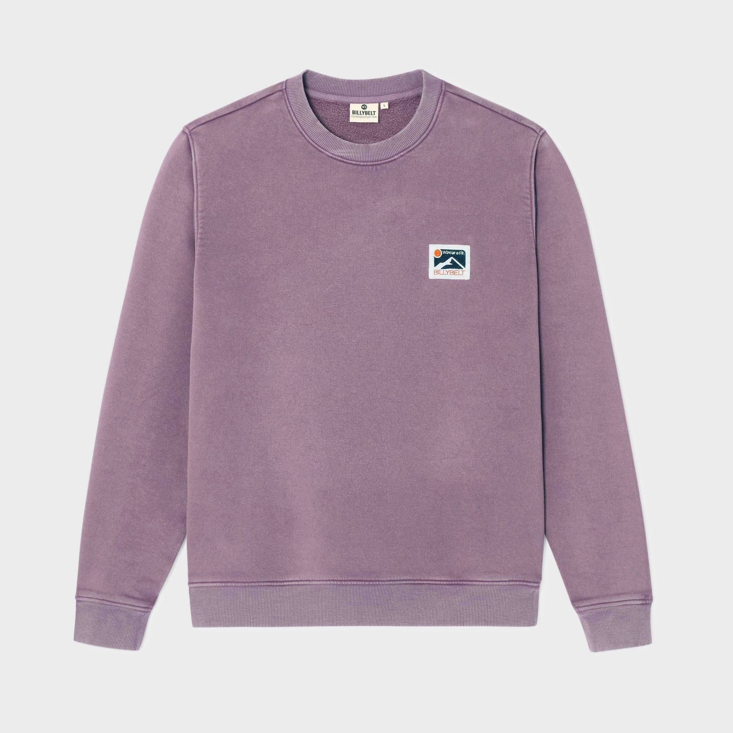 Felpa in cotone biologico viola Winter Edition