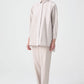 Camicia oversize a costine color pietra