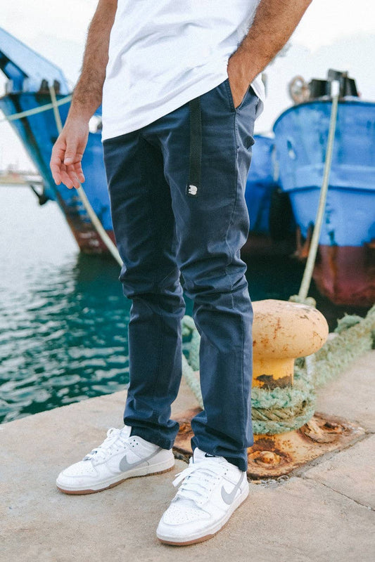 Pantaloni da arrampicata in cotone Ecodye Navy