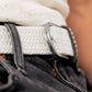 Cintura elastica intrecciata bianca Coconut