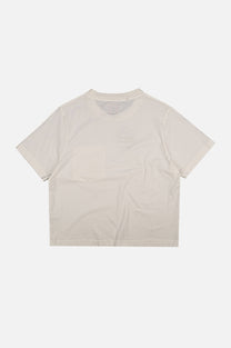 T-shirt donna pigmentata in cotone biologico con taschino