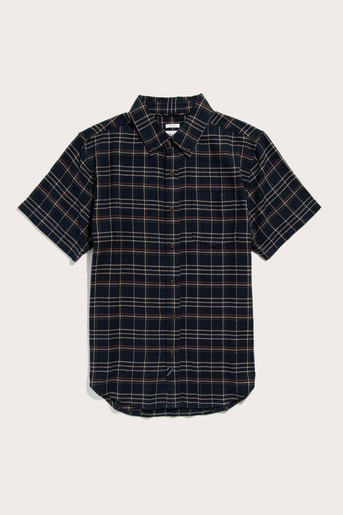 Camicia slim a quadri spigati Jordan crepuscolo