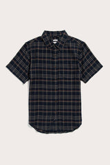 Camicia slim a quadri spigati Jordan crepuscolo