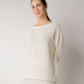 Maglione con scollo a barchetta in misto cashmere