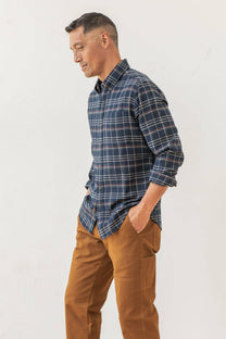 Camicia Sutton slim a quadri crepuscolo