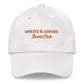 Cappellino dad hat ricamato Spritz & Amore Social Club