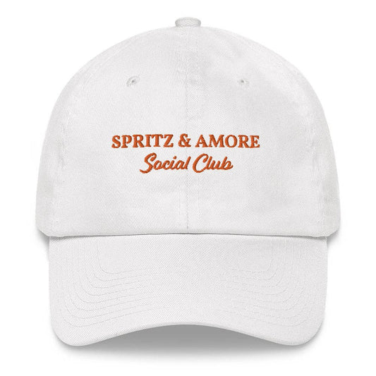Cappellino dad hat ricamato Spritz & Amore Social Club