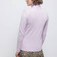 Maglione a maglia liscia con collo alto