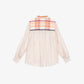 Camicia Sulyvan a righe in voile di cotone con ricami