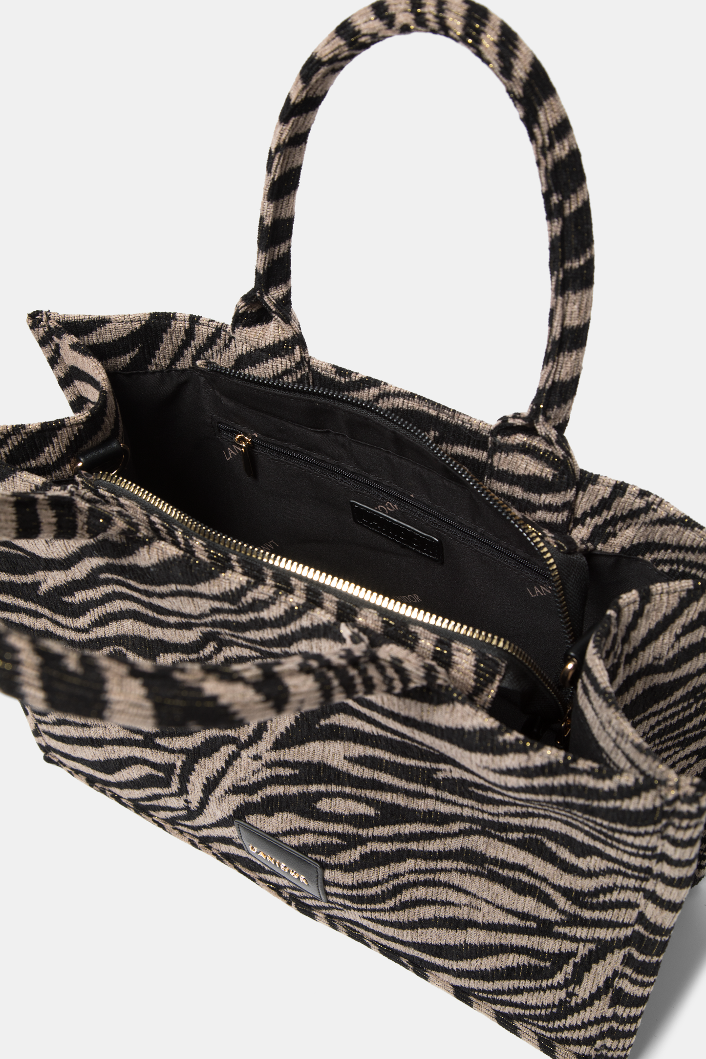 Borsa Tote Zebrata con Tracolla