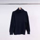 Maglione a collo alto in maglia con maniche aderenti