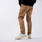 Pantaloni chino beige in cotone