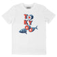 T-shirt Tokyo con grafica di cibo giapponese