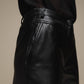 Pantaloni donna in ecopelle PU neri