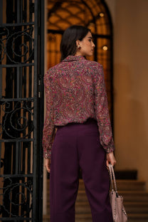 Pantaloni dritti strutturati da donna