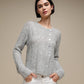Cardigan in maglia morbida con bottoni