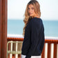 Cardigan in maglia con bottoni in madreperla