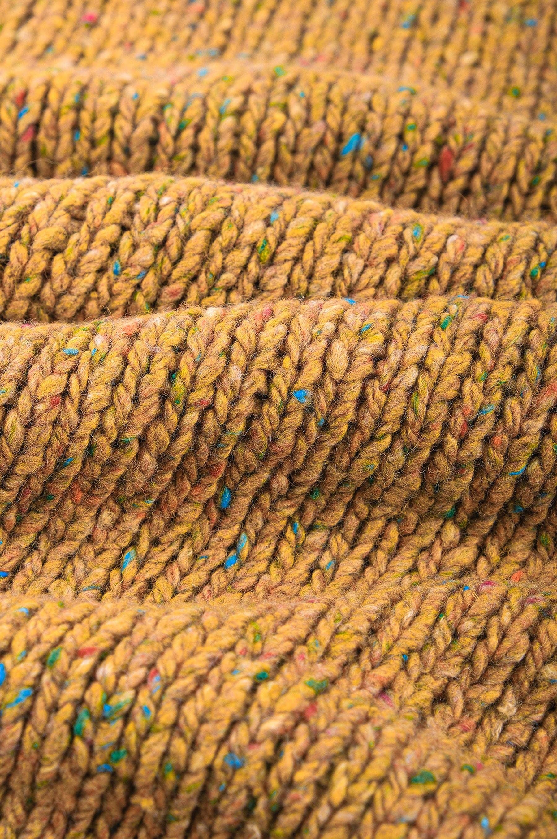 Maglione uomo in maglia color Dijon