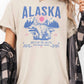 T-shirt oversize grafica Alaska