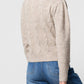 Cardigan in maglia a trecce con bottoni