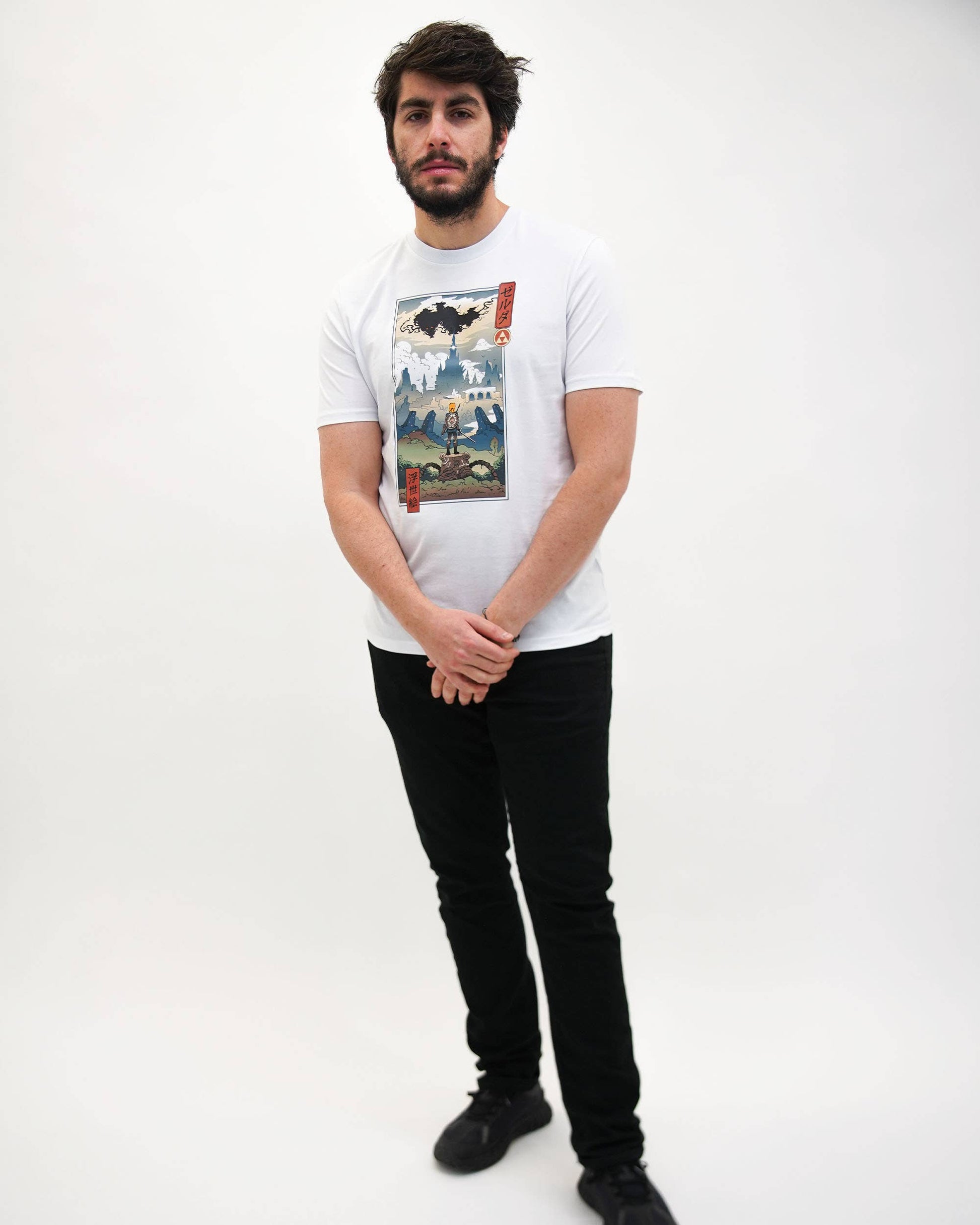 T-shirt unisex manga Ukiyo-e ispirata a Zelda