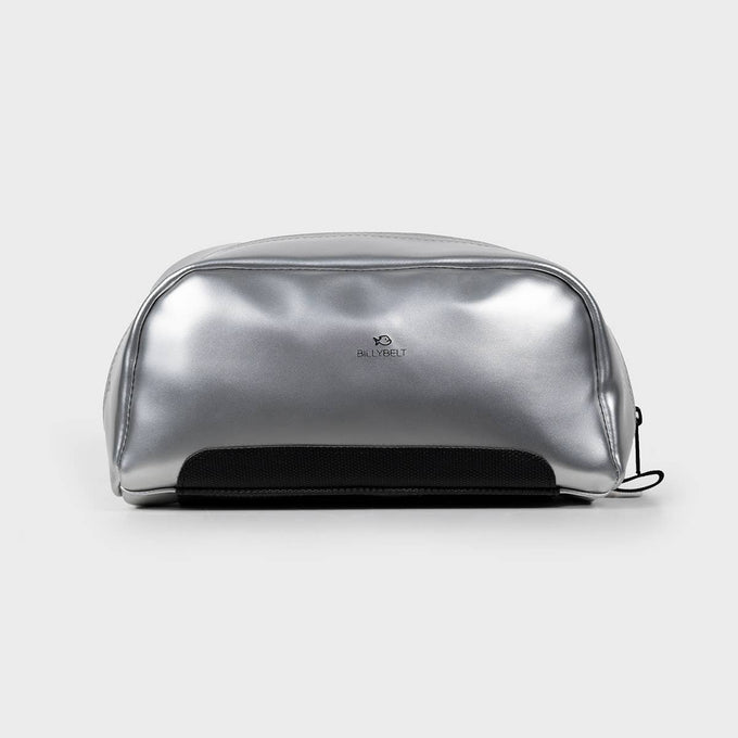 Borsa da toilette compatta argento