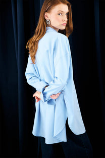 Camicia in popeline oversize