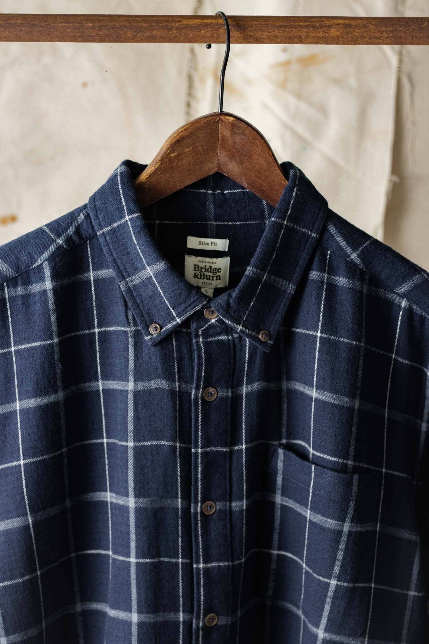 Camicia slim a quadri Sutton Moonrise