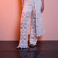 Pantaloni in pizzo crochet 100% cotone