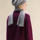 Berretto in misto cashmere a maglia tridimensionale