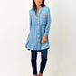 Abito camicia morbido in viscosa