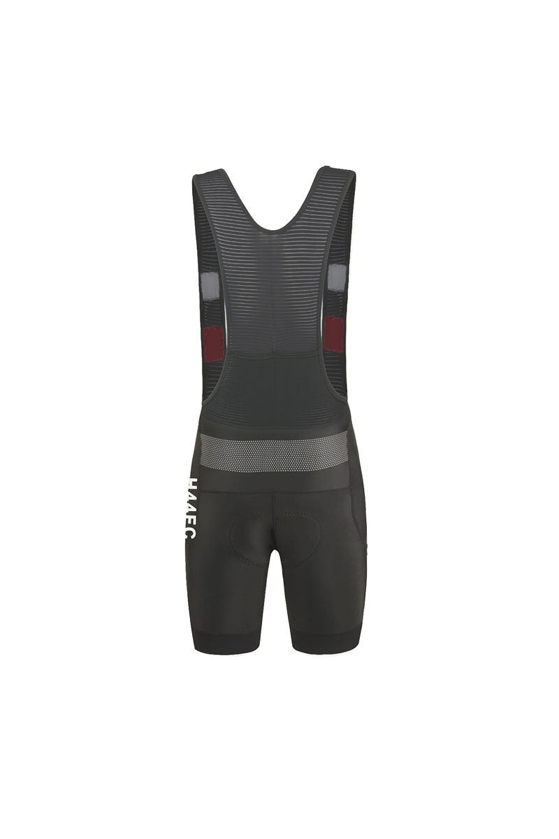 Pantaloncini da ciclismo neri con bretelle