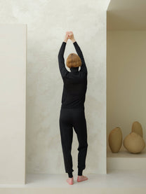 Pantaloni Yoga in Lana Merino Extra Fine