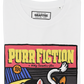 T-shirt unisex in cotone biologico con stampa Purr Fiction