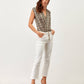 Body in maglia animalier con scollo a V