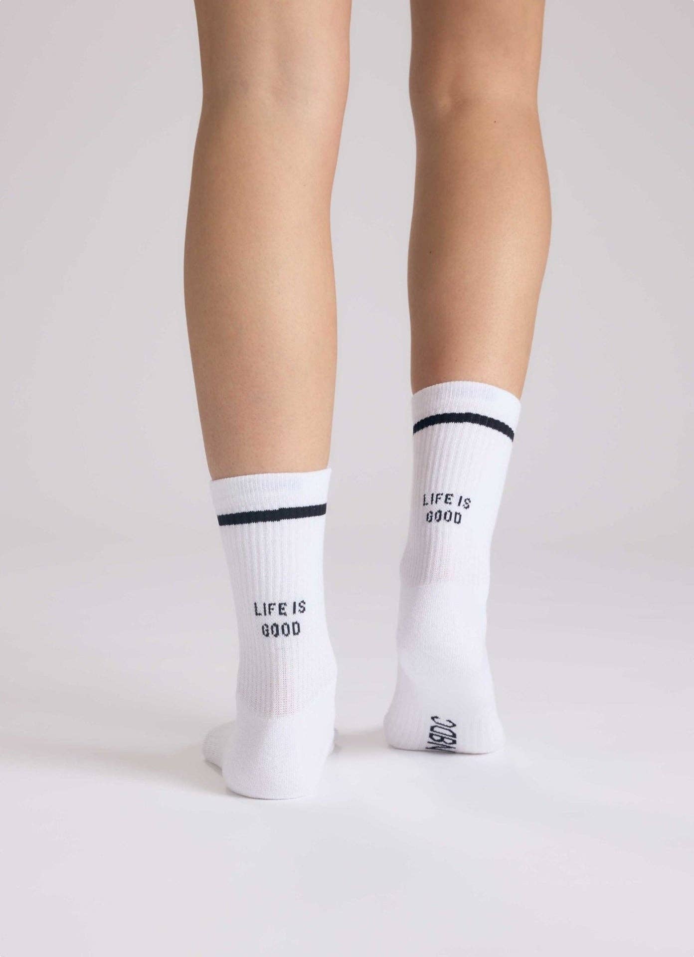 Calzini "Life Is Good" in cotone biologico