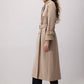Trench oversize con cintura e fibbia