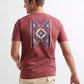 T-shirt Uomo con Stampa Etnica e Ricamo