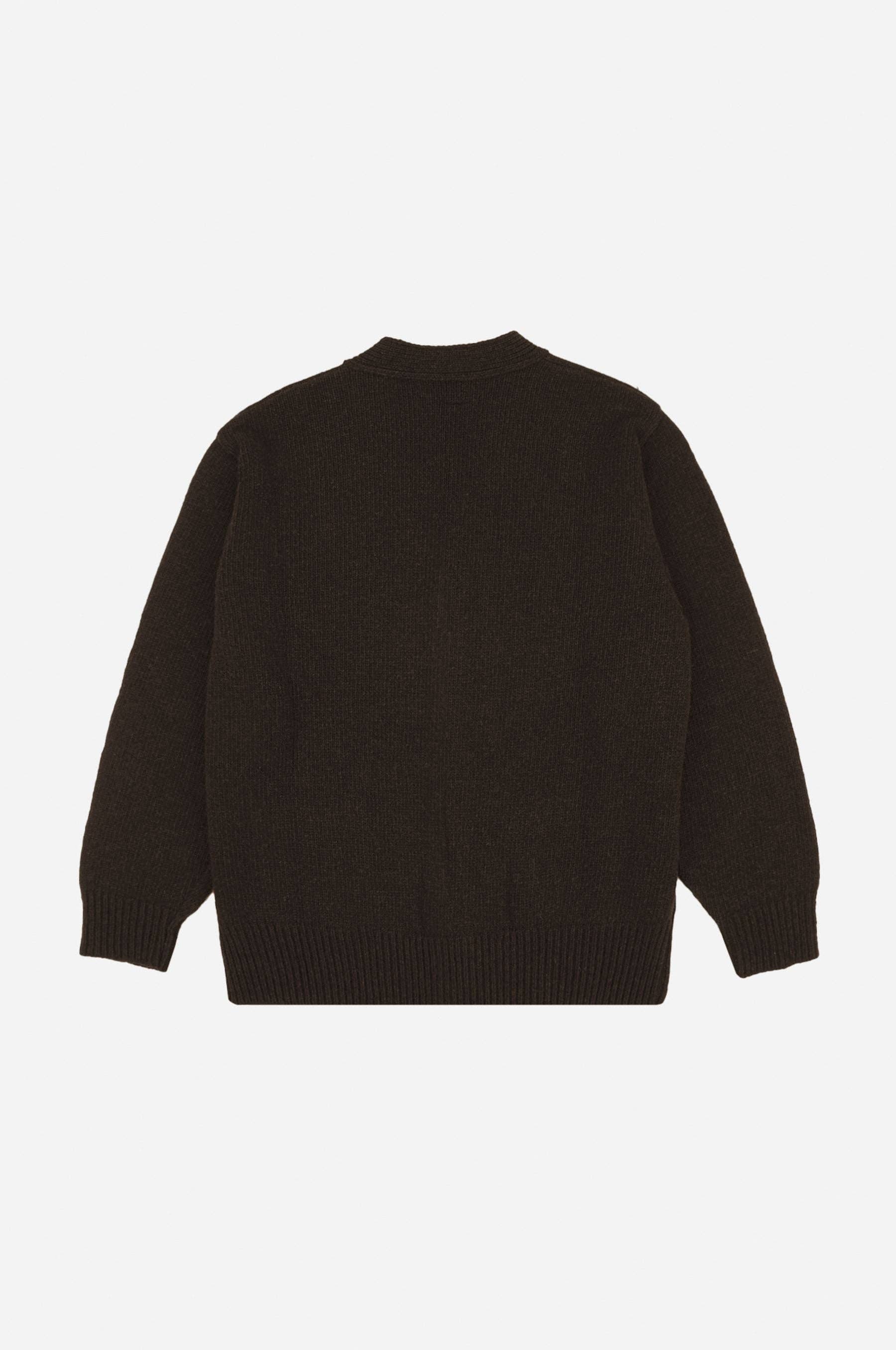 Cardigan oversize Relleu color cioccolato