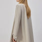 Tunica con zip dal taglio oversize