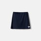 Gonna pantaloncino sportiva con shorts interni e tasca laterale