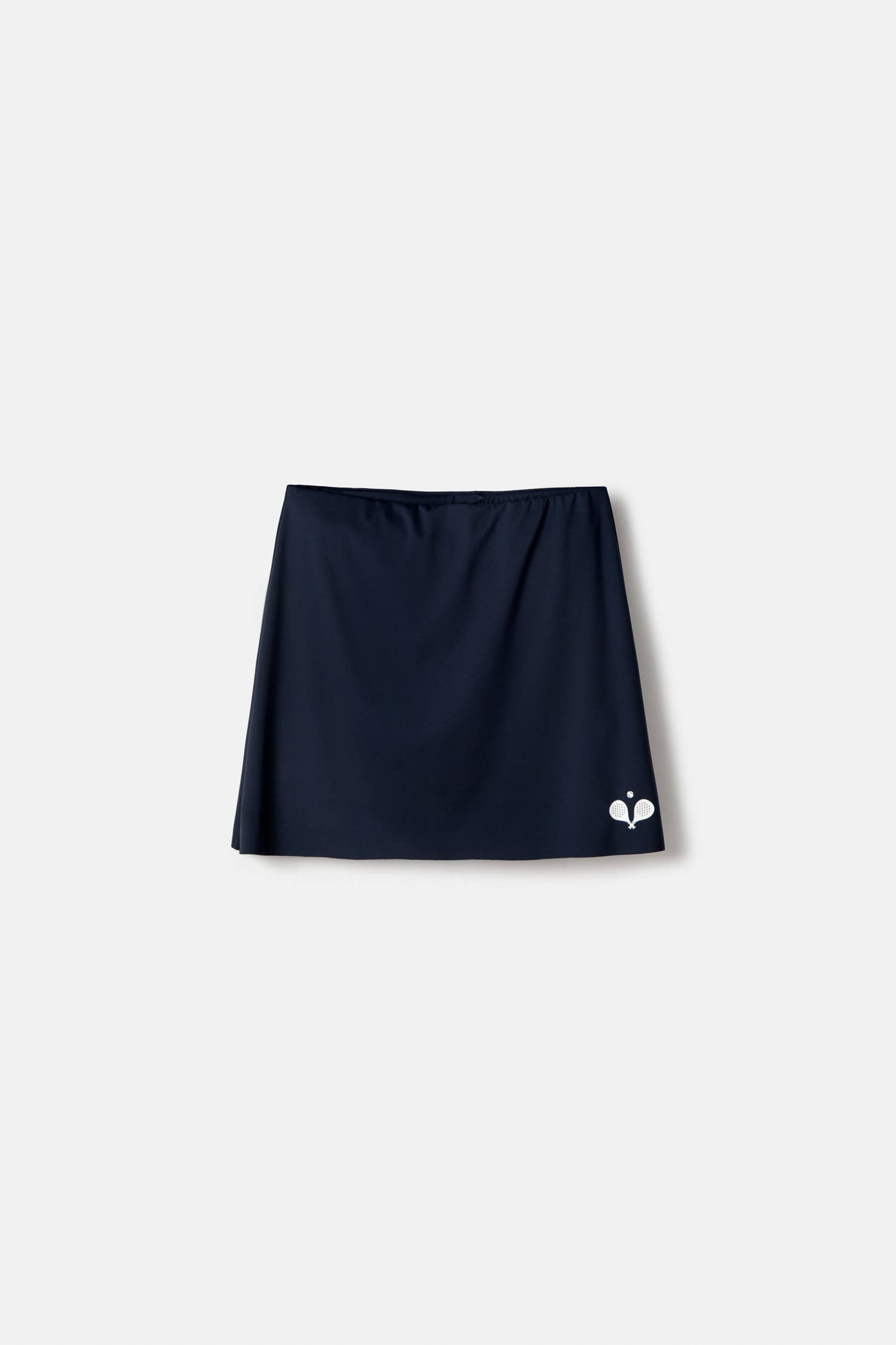 Gonna pantaloncino sportiva con shorts interni e tasca laterale
